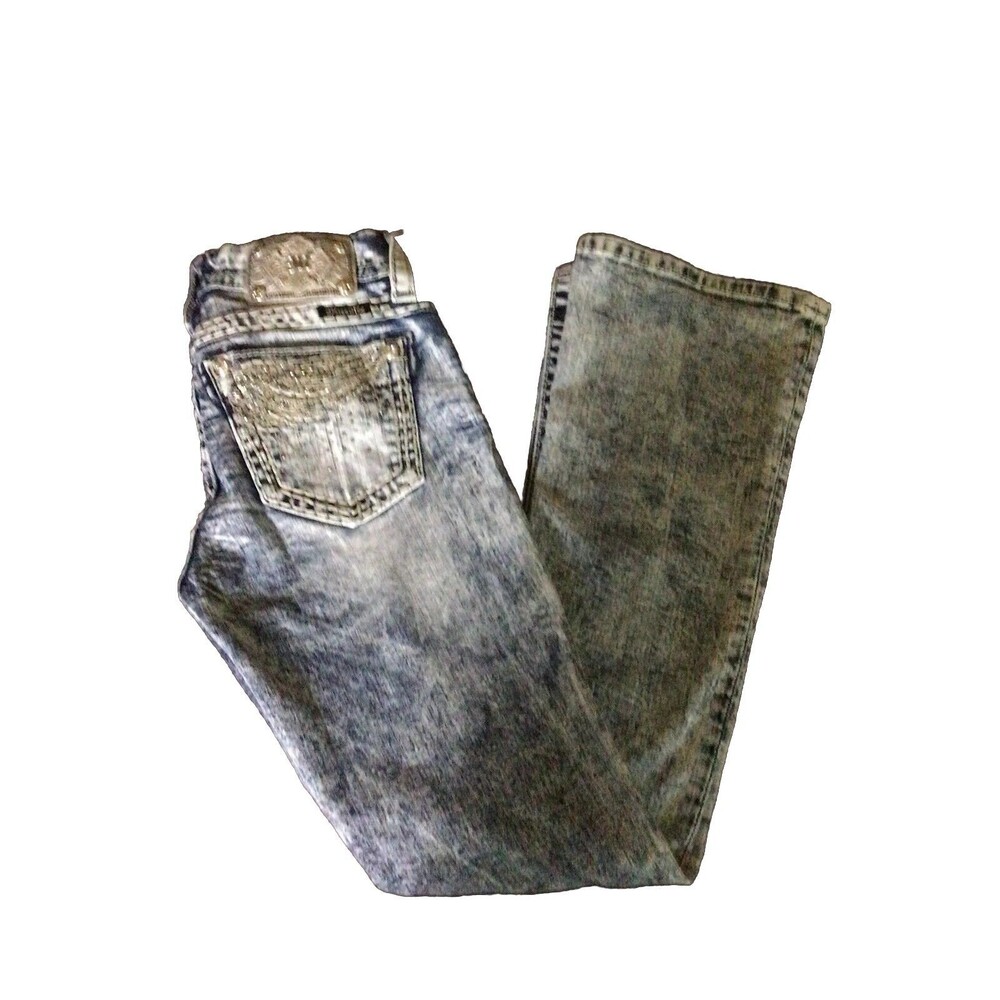 Miss Me Jeans Signature Boot Cut Size 26 JE 834482R - Picture 7 of 7